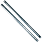 Unicol 1000CX2: 2 x 100cm mild steel chrome finished column - Predrilled at 35mm each end for ceiling suspension