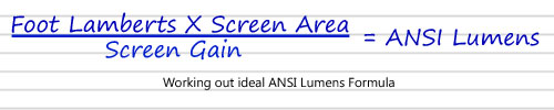 Calculating ANSI Lumens