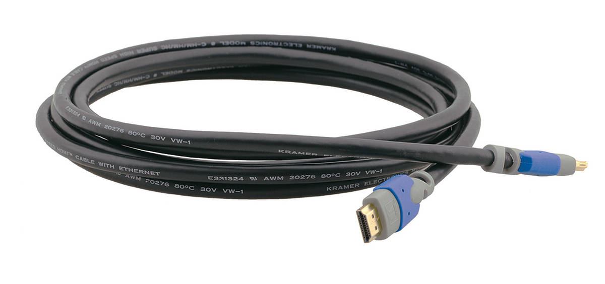 C-HM/HM/PRO-35 10.60m Kramer HDMI Premium Gold Plated cable product image. Click to enlarge.