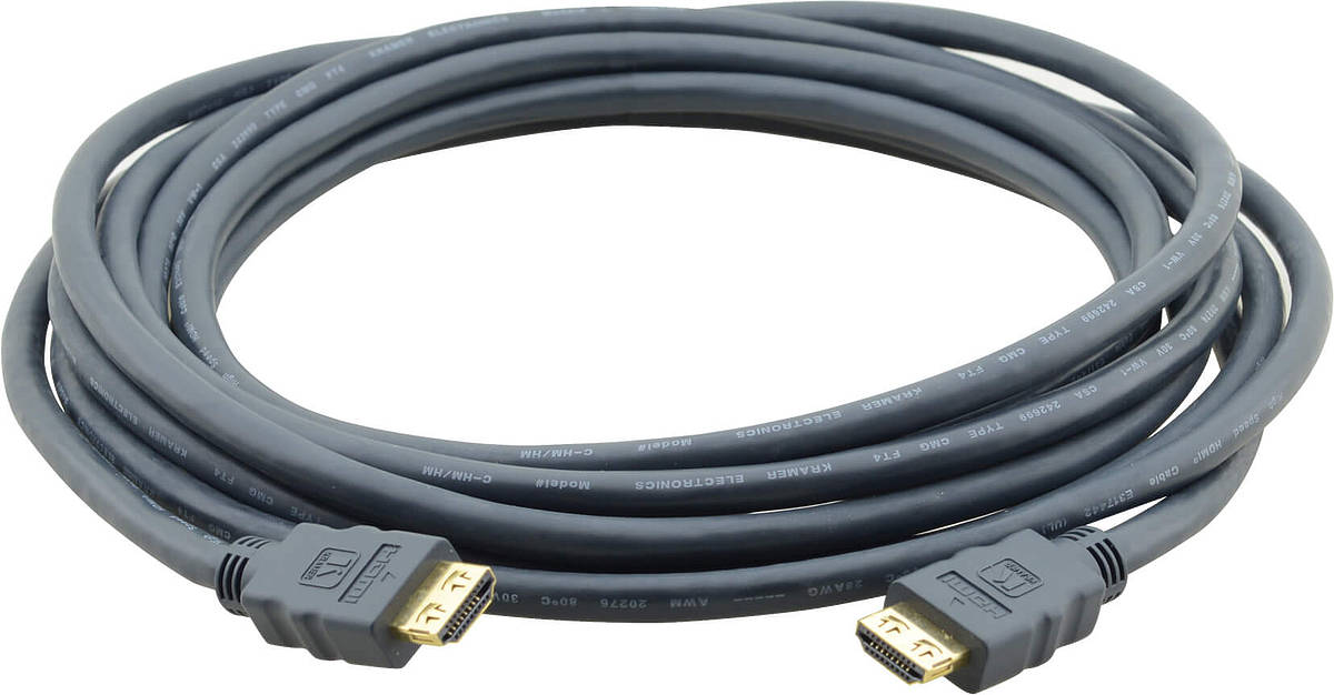 C-HM/HM/ETH-25 7.60m Kramer HDMI cable product image. Click to enlarge.