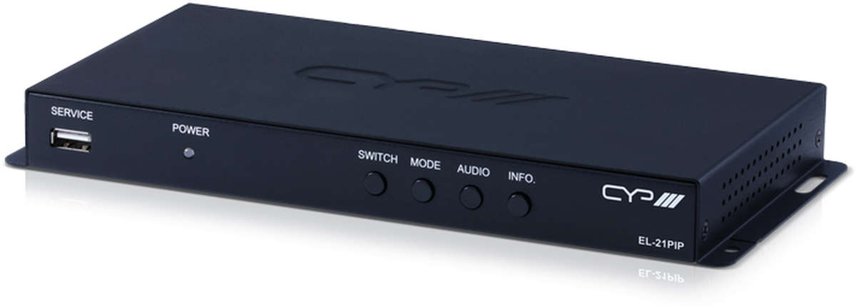 CYP EL-21PIP 2:1 HDMI Switch with Integrated Multi-view Picture In Picture Technology product image. Click to enlarge.