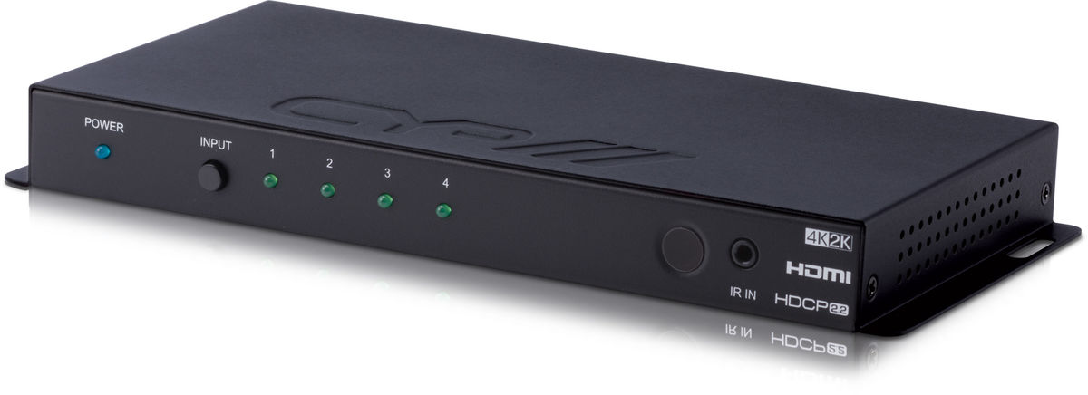 CYP EL-41S-4K22 4:1 4K HDMI 2.0 switcher product image. Click to enlarge.