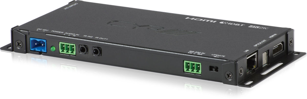 CYP PUV-2000TX 1:1 HDBaseT 2.0 4K HDMI / HDCP 2.2 / PoH / LAN / OAR / ARC / IR / RS-232 Slimline Transmitter product image. Click to enlarge.