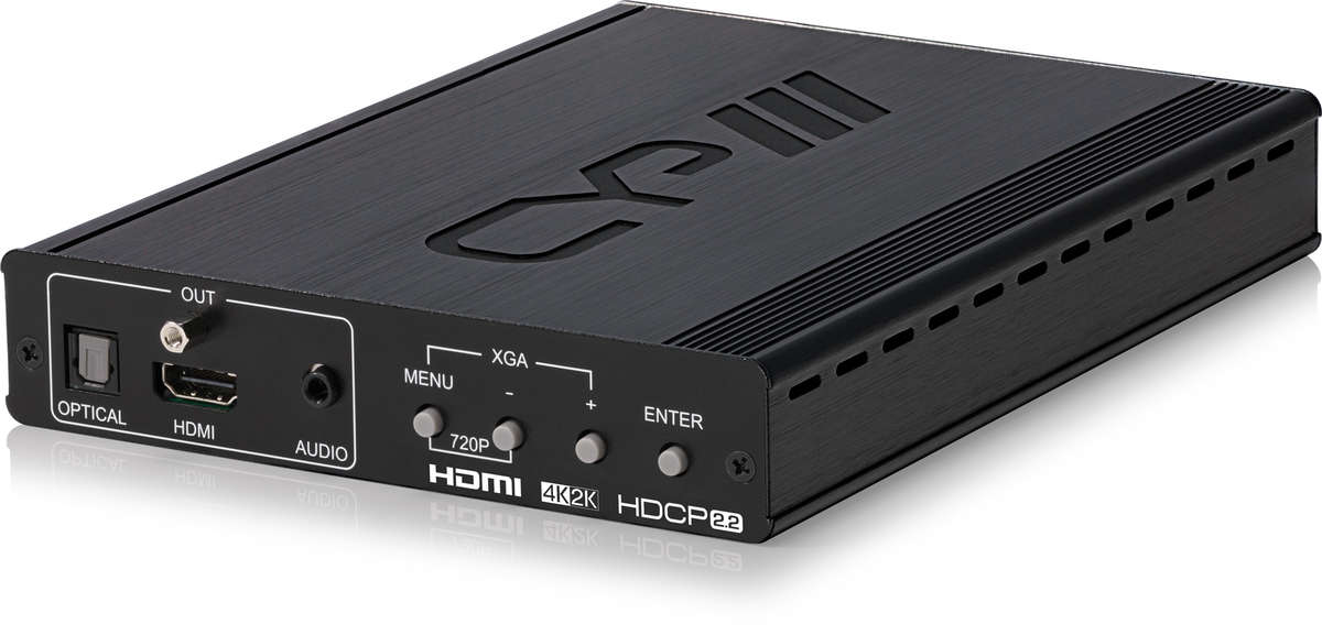 CYP SY-HDVGA-4K22 RGBHV / HDMI to HDMI 4K Scaler With Audio product image. Click to enlarge.