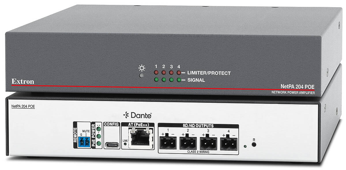 Extron NetPA 204 POE 60-2047-01  product image