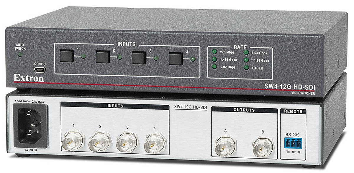 Extron SW4 12G HD-SDI 60-1683-02 product image