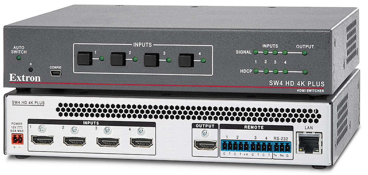 Extron SW4 HD 4K PLUS 60-1604-01  product image