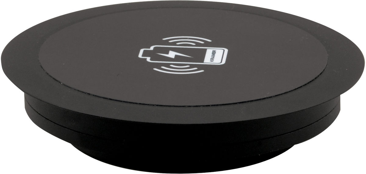 Kramer KWC-1 Wireless Charging spot table insert product image. Click to enlarge.