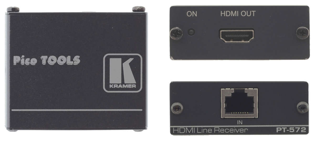 Kramer PT-572+ 1:1 DGKat HDMI 1.4 Twisted Pair Receiver product image. Click to enlarge.