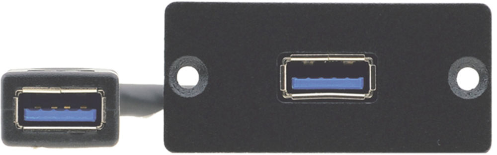 Kramer WU3-AA 1 × USB 3.0 Type A pass through module for TBUS and Wall Plates product image. Click to enlarge.