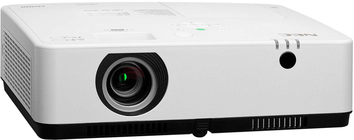 NEC ME383W 3800 ANSI Lumens WXGA projector product image. Click to enlarge.