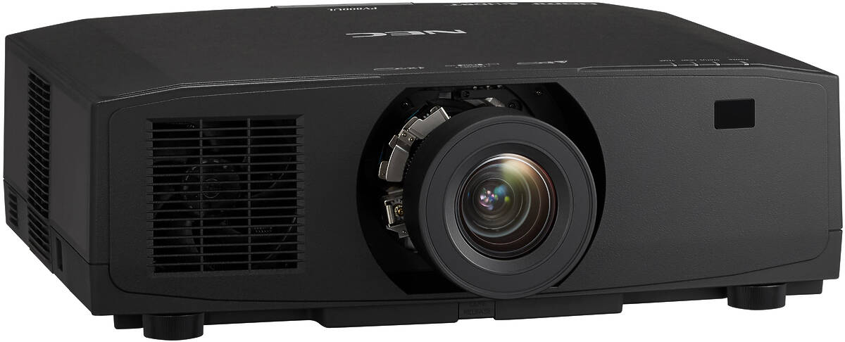 NEC PV800UL BL 8000 ANSI Lumens WUXGA projector product image. Click to enlarge.