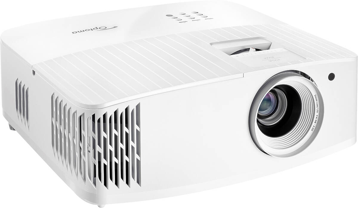 Optoma 4K400x 4000 ANSI Lumens UHD projector product image. Click to enlarge.