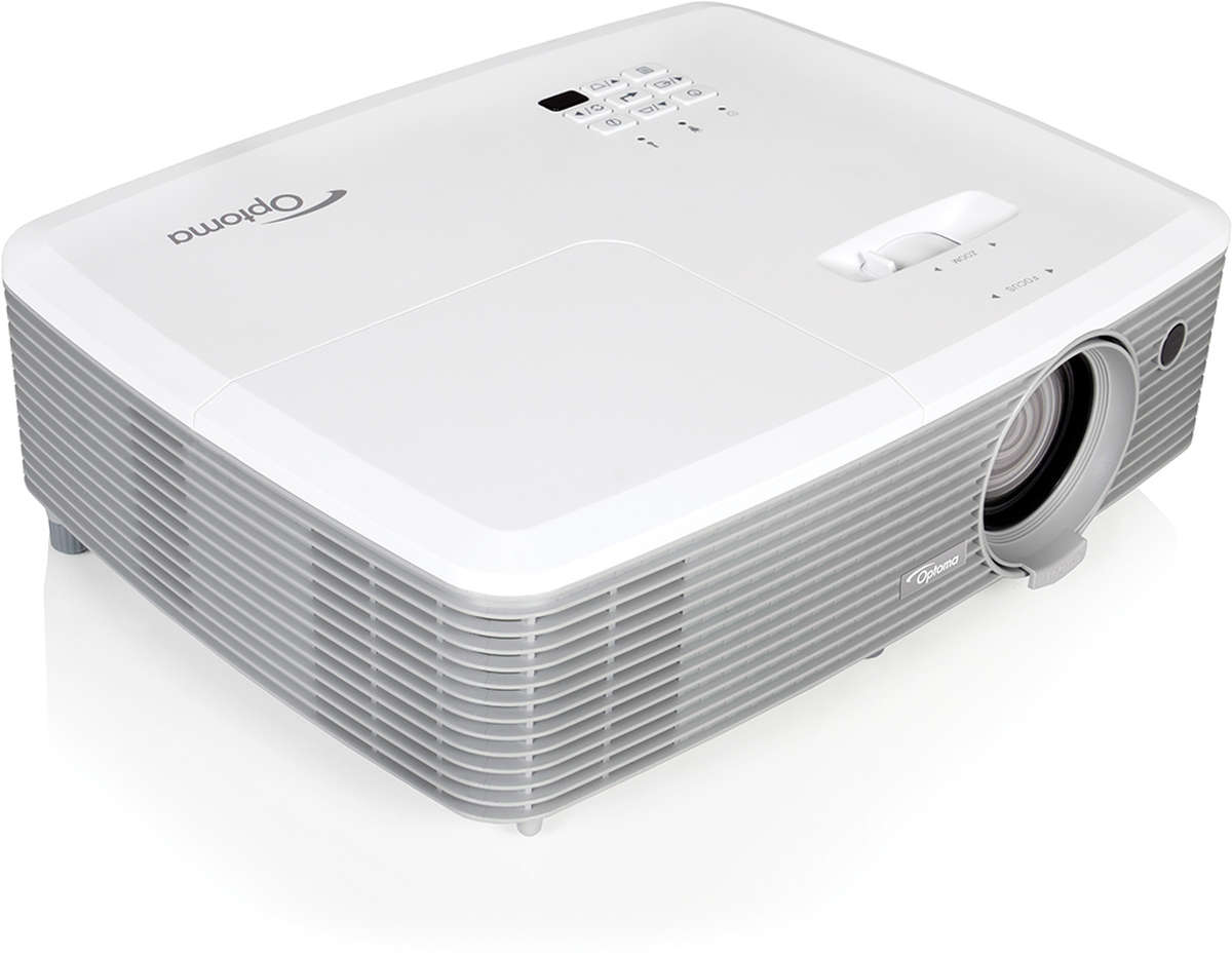 Optoma EH400+ 4000 ANSI Lumens 1080P projector product image. Click to enlarge.