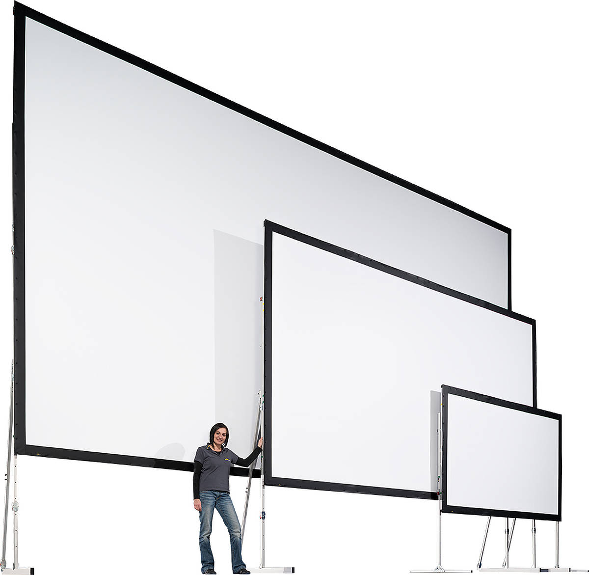 AV Stumpfl BXS-AW458/R10 203" (5.17m)
 16:10 aspect ratio projection screen product image. Click to enlarge.