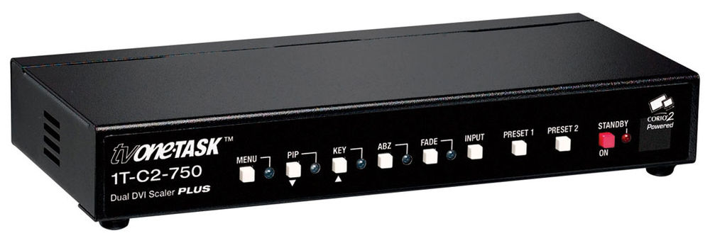 tvONE 1T-C2-750 2:1 DVI-I/HDMI Scaler with Key, Mix, PIP and Seamless Switching product image. Click to enlarge.