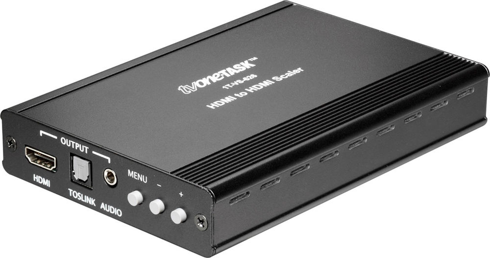 tvONE 1T-VS-626 HDMI Scaler with audio embed/de-embed and adjustable audio delay product image. Click to enlarge.