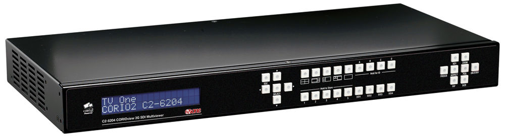 tvONE C2-6204 5:1×23G-SDi input Picture-In-Picture/Multi-window processor with cascade feature product image. Click to enlarge.