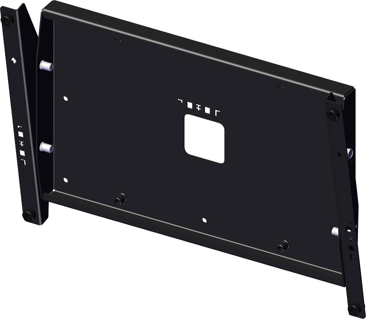 Unicol PLW3 Xactmatch bespoke LCD/LED monitor or commercial TV tilting wall mount for screens from 71-90" product image. Click to enlarge.