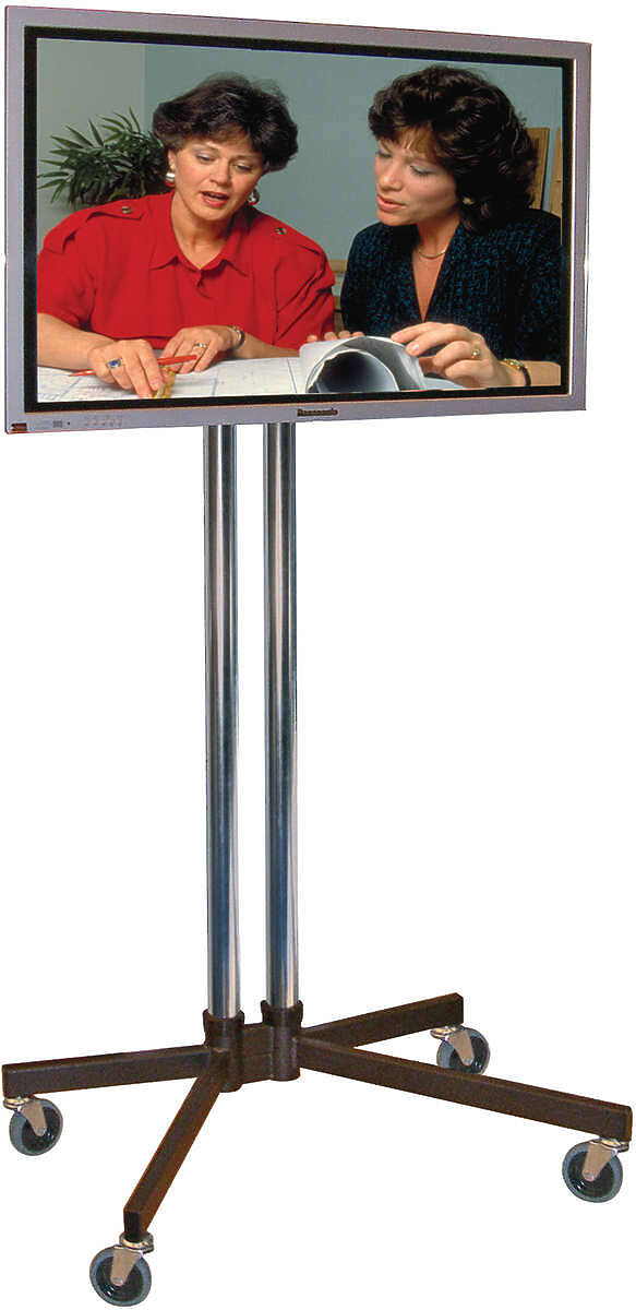 Unicol VSB-1500x2-PS2-PZX1 VS1000 K base modular Trolley for screens 33-70" product image. Click to enlarge.