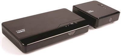 Units to enable the wireless transmission of high definition HDMI signals over short distances. Components