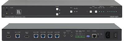 Multiple Standard digital or HDBaseT inputs to a one output or multiple mirrored outputs
