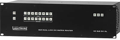 DVI (Digital Video Interface) matrix switchers and routers for single and dual link. Components