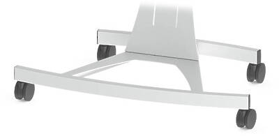 Wheeled bases for monitor trolleys and other AV equipment from {manufacturers}