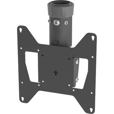 Adaptors to accept one or multiple monitor brackets for ceiling mounting