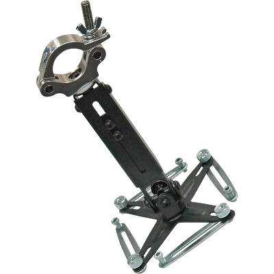 Projector Mounts that attached to lighting rigs or scaffolding poles