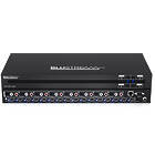Blustream CMX88CS 8×8 HDMI 2.0 Matrix Switcher with Audio Breakout Top View Front View product image