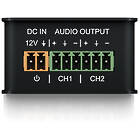 Blustream DA11ADE 1:1 Dante Analogue Audio Decoder connectivity (terminals) product image