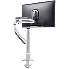 Chief K1C120W Kontour single monitor twin arm desk mount finished in white product image