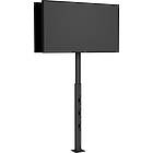 Bolt‑down stand for dual back‑to‑back 42‑75" Large Format Monitors and Commercial TVs