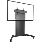 X‑Large Fusion Manual Height Adjustable Mobile AV Cart finished in black