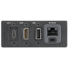 Extron AAP SuperPlate 170 AAP SuperPlate Double Space (HDMI, USB 3.2 Type-A, USB-C, and Network)