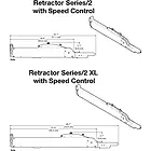 Extron Retractor DisplayPort 70-1065-07   dimensions product image