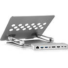 Kramer KDock-6 Laptop stand / USB-C Hub with HDMI, DisplayPort, USB 3.0, USB-C, Ethernet and 100W power delivery product image