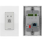 Kramer WP-2UT/R-KIT 1:4 USB 2.0 PoC Wall-Plate Extender over Twisted Pair transmitter and receiver kit product image