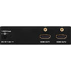 Lightware DA2HDMI-4K-Plus 1:2 4K HDMI Distribution Amplifier connectivity (terminals) product image