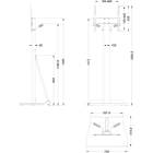 Multibrackets 0222 M Tilt & Roll Floorstand Plus Monitor Plinth Stand product image