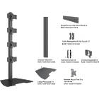 Multibrackets 0321 M Floorstand Column Pro MBFSC4U 180 VESA 75/100 | Multi-monitor freestanding or bolt-down stand product image