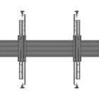 Multibrackets 0624 M Wallmount Pro MBW1U Micro Adjustable Black|Non-tilting Monitor Wall Mount in Black Front View product image