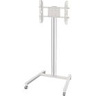 Multibrackets 0636 M Display Stand 180 Single Silver|Monitor Trolley ({calcScreenSizeRangeINCH} / {calcMaxLoadText}; VESA {calcVESARange}; {ColumnLength}mm column)