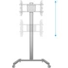 Multibrackets 0636 M Display Stand 180 Single Silver|Monitor Trolley product image