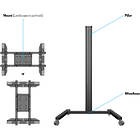 Multibrackets 0643 M Display Single Monitor Display Trolley product image