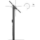 Multibrackets 1077 M Public Display Stand 110 Tilt & Table Floorbase|0–90° Tilting Plinth Monitor Stand with Flight Case product image