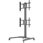 Multibrackets 2215 M Display Stand 180 Dual Vertical Black|Dual Monitor Trolley product image