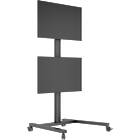 Multibrackets 2215 M Display Stand 180 Dual Vertical Black|Dual Monitor Trolley product image