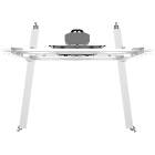 Multibrackets 2222 M Display Stand 180 Dual Vertical Silver|Dual Monitor Trolley Top View product image